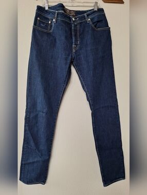 Jacob Cohen J688 Comfort Jeans Button Fly Luxury Denim Mens 38x34.5